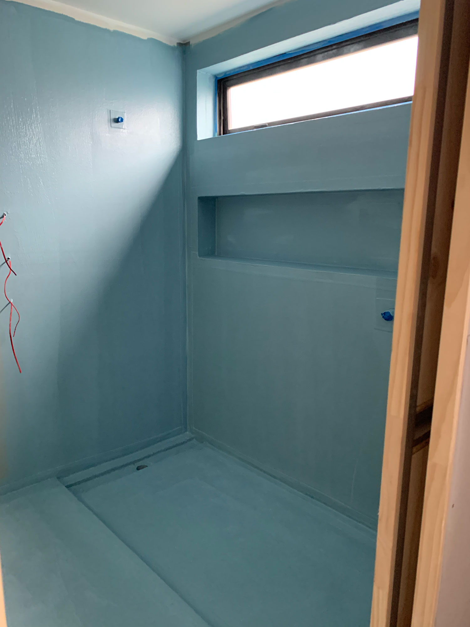 tiles used on shower floor