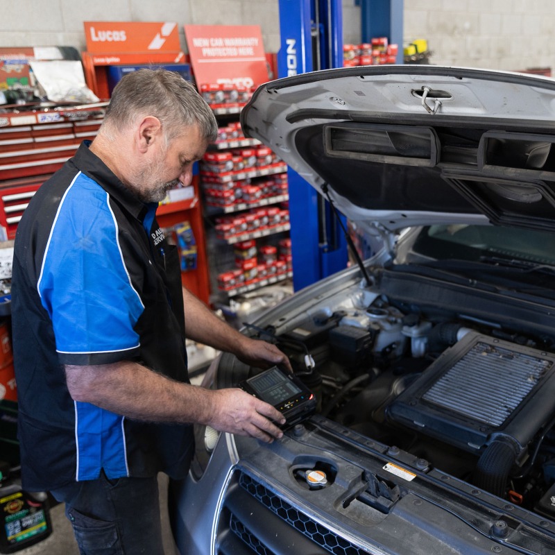 Battery charging, testing and replacement.
