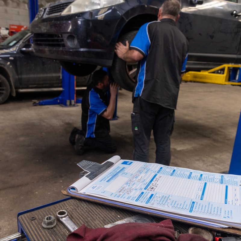 Brakes and clutch repairs.